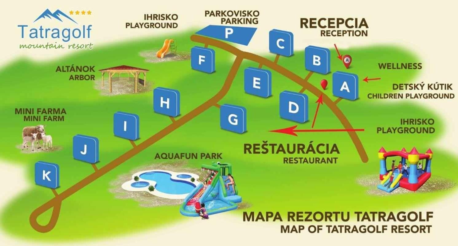 Tatry Panorama Apartmany Tatragolf 塔查斯卡-鲁穆尼卡 外观 照片